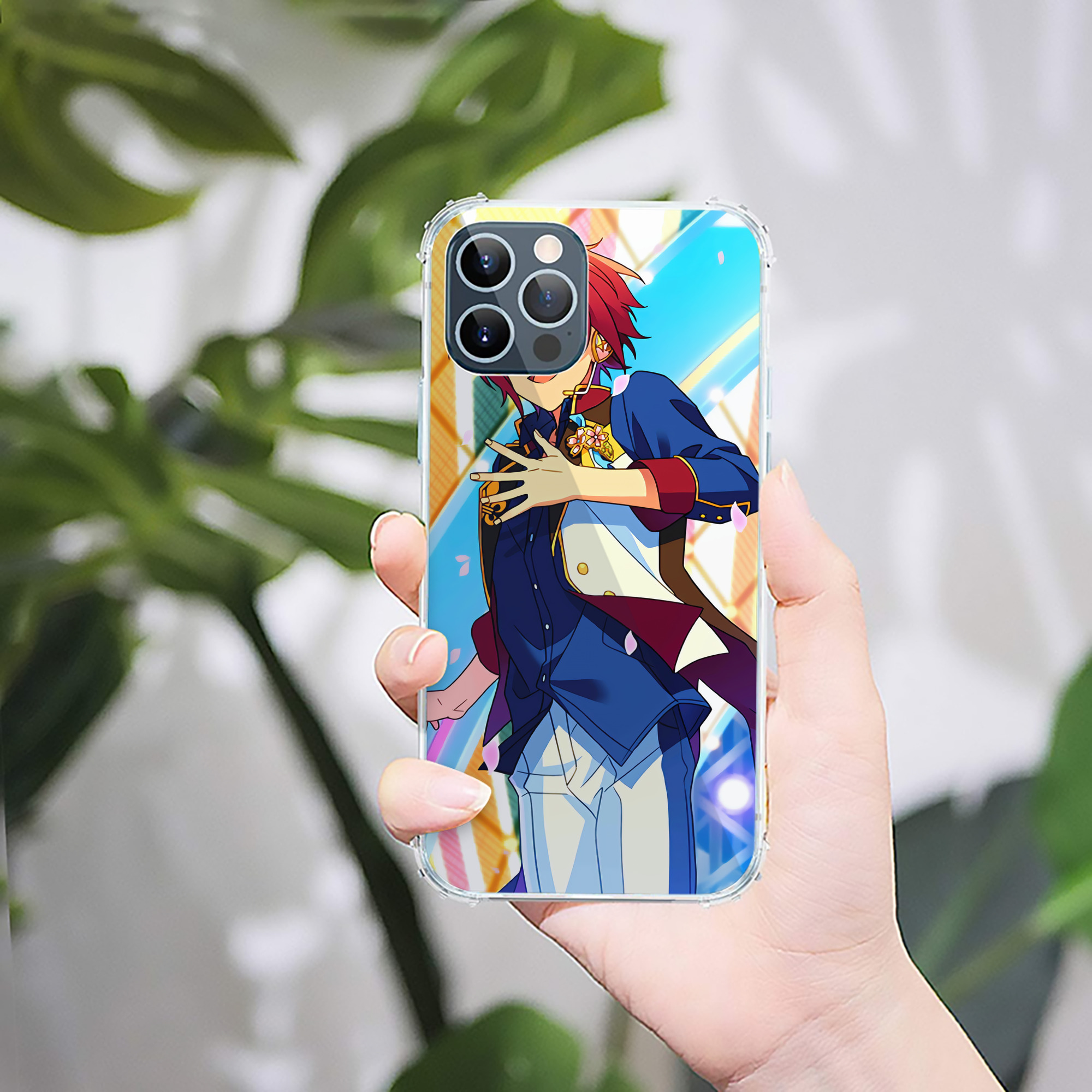 （画像用） あんさんぶるスターズ! Ensemble Stars 【iPhone 12シリーズ対応】透明スマホケース（クリアソフトケース）